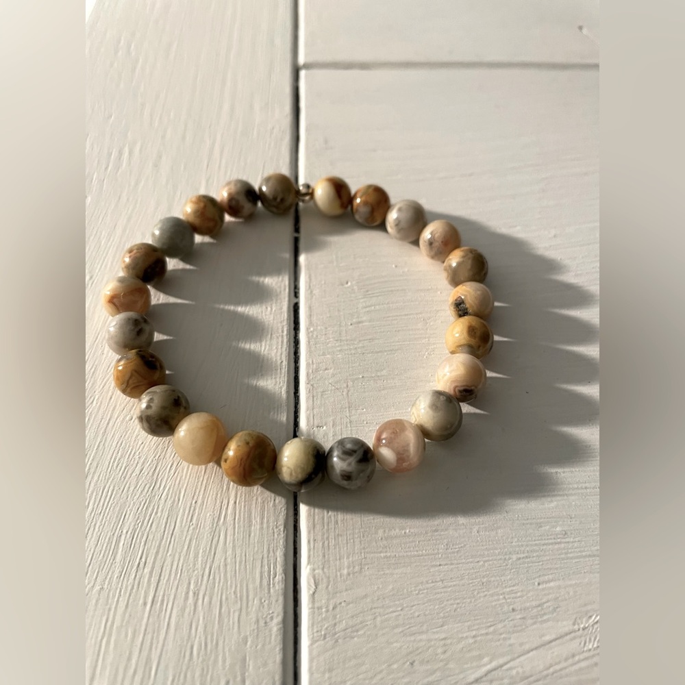 Earthy Jasper Handmade Bracelet 🌸💛